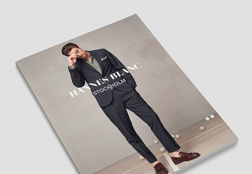 Brochure Cover Menswear Corporate Identity