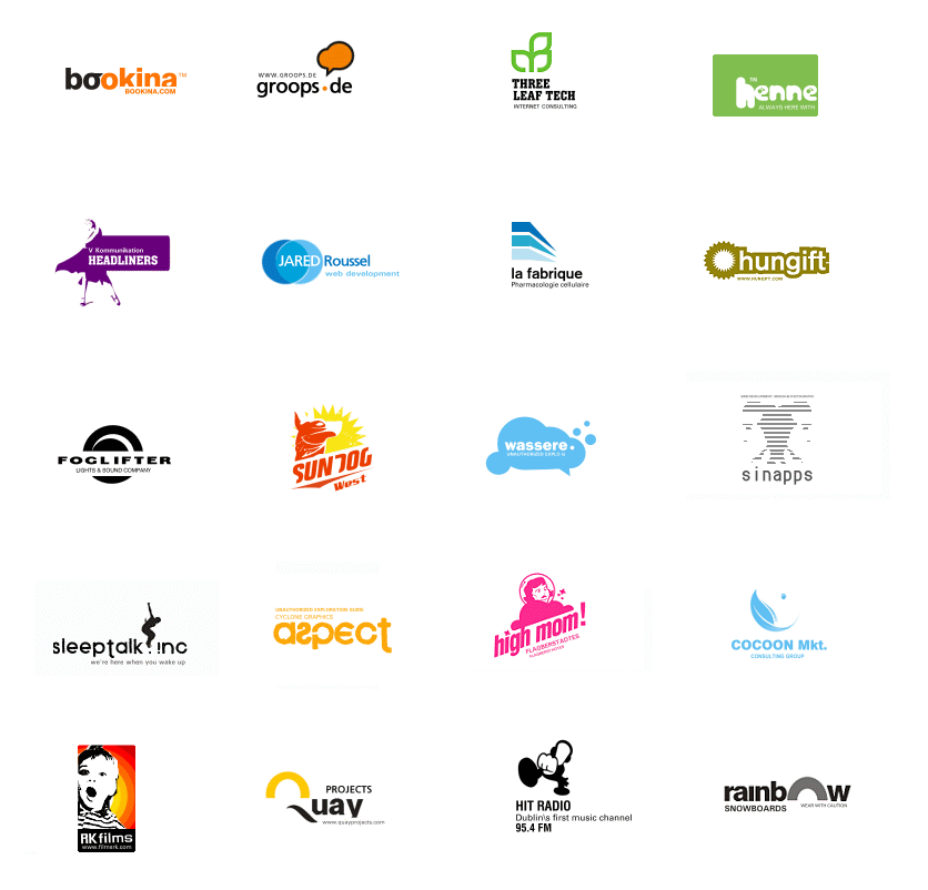 list of logos with names of the company